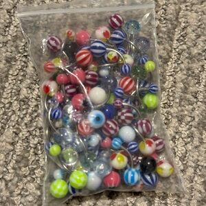 Colourful Design Belly Button Piercing Lot Bundle